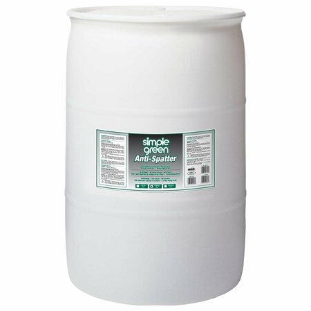 SIMPLE GREEN Anti Spatter, Ready-To-Use, 55 gal, Drum, Water Base 13467